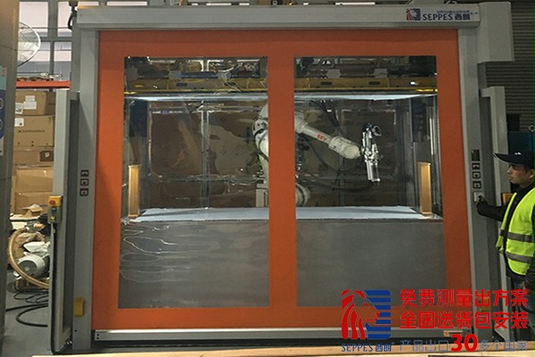 天宁区机器人焊接设备联动防护快速门 天宁区机器人焊接设备联动防护快速门