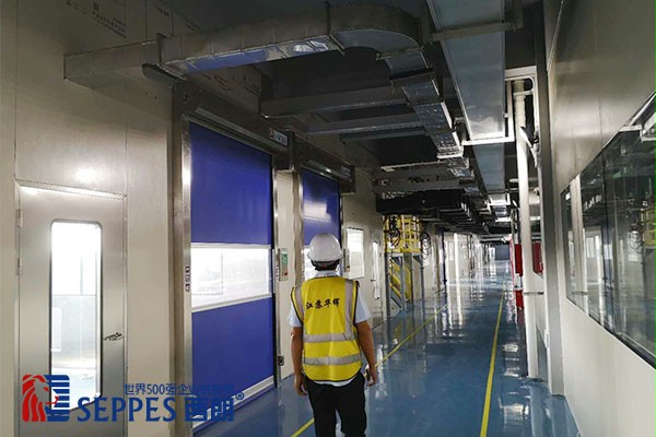 制药洁净室不锈钢快速卷帘门