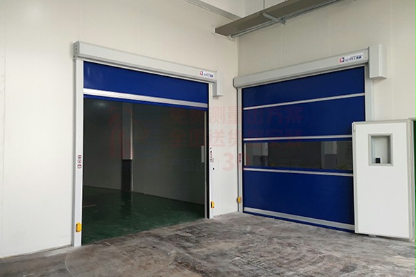 涂装车间内使用的快速门2 涂装车间内使用的快速门
