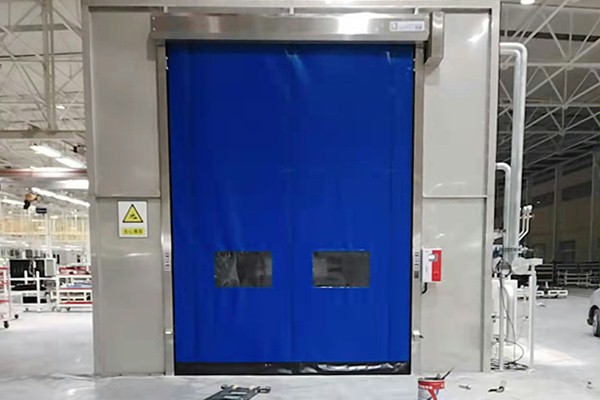 装配线淋雨室拉链快速门