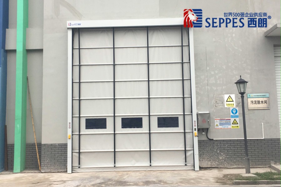 维尔利环保工厂堆积式快速门1 维尔利环保工厂堆积式快速门