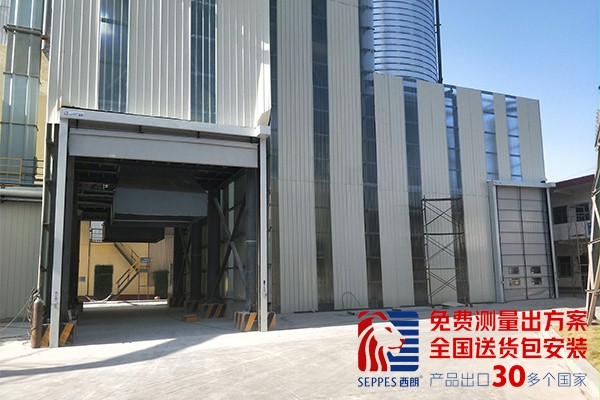 钢结构工厂抗风堆积快速门2 钢结构工厂抗风堆积快速门