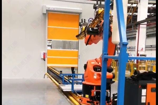 机器人设备间AGV联动快速门