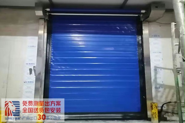 药品仓库通道保温快速卷帘门