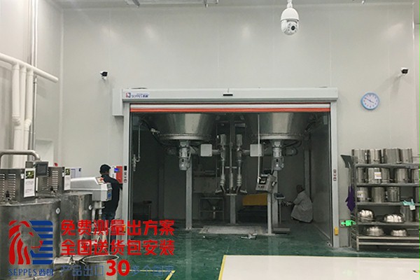 烘烤房内部自动感应快速门2 烘烤房内部自动感应快速门