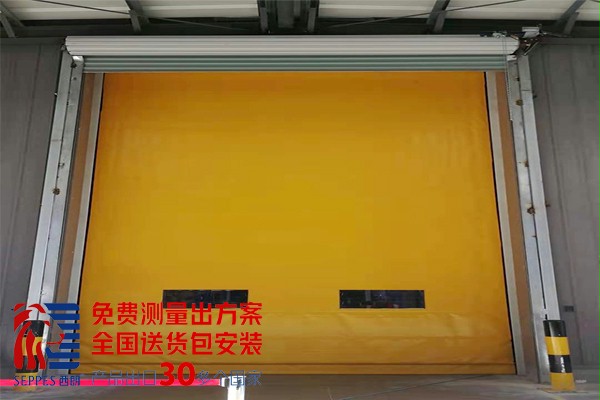 钢结构通道抗风堆积快速门1 钢结构通道抗风堆积快速门