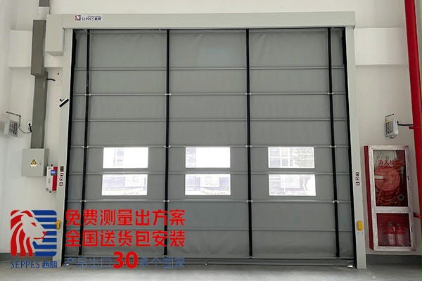常州背带拉动升降堆积快速门 常州背带拉动升降堆积快速门